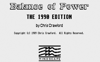 Balance of Power: The 1990 Edition screenshot 4 for Atari ST